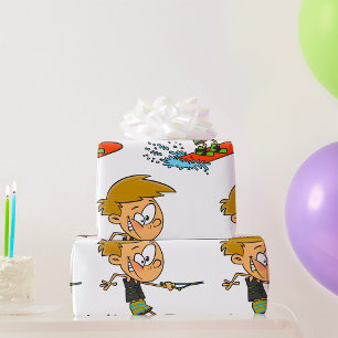 Papel De Regalo Boy Wakeboarding Diversión Deportes Acuáticos