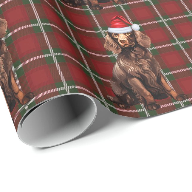 Papel De Regalo Boykin Spaniel Dog Funny Navidades de vacaciones (Esquina del rollo)