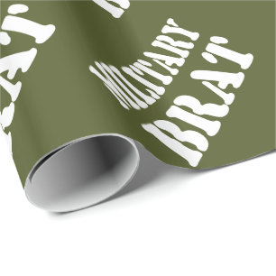 PAPEL DE REGALO BRAT MILITAR