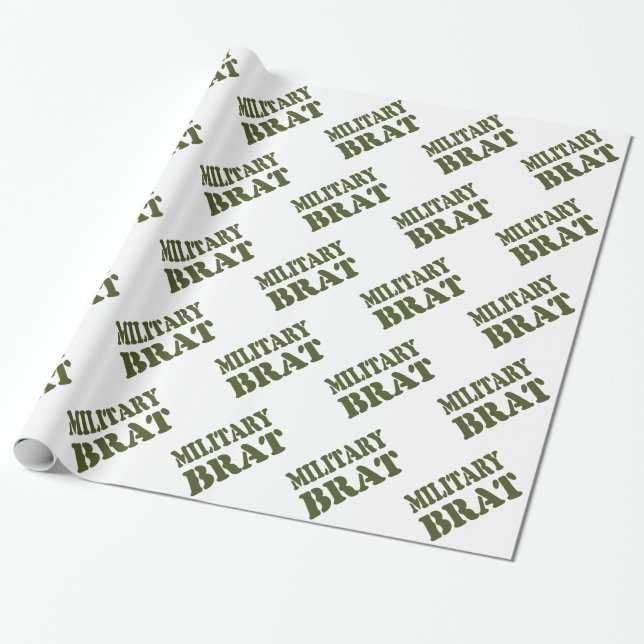 PAPEL DE REGALO BRAT MILITAR (Desenrollado)