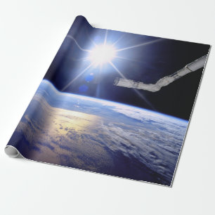 Papel De Regalo Brazo Robotico del Transbordador Espacial en Orbit
