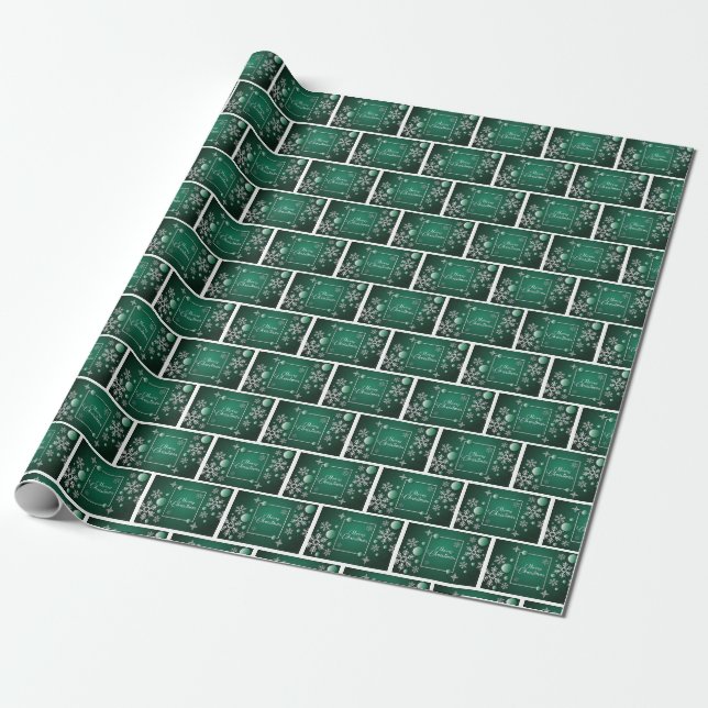 Papel De Regalo Brick Snowflake (Desenrollado)