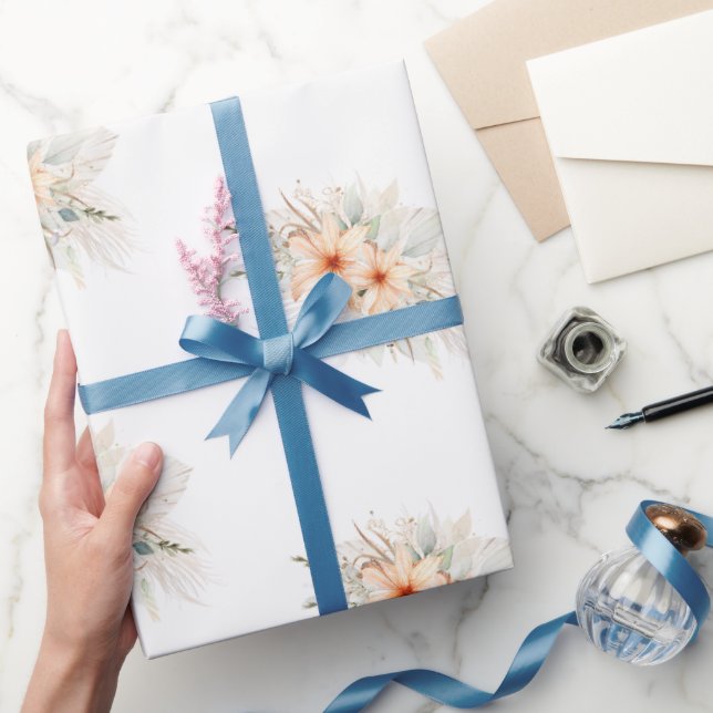 Papel De Regalo Brida floral (Regalar)