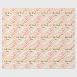 Papel De Regalo Bride squad golden pastel pink colorful glitter br