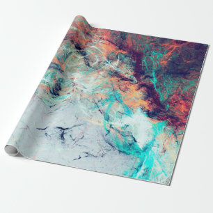 Papel De Regalo Bright artistic splashes. Abstract painting trendy