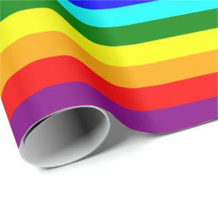 Papel De Regalo Bright Classic Rainbow