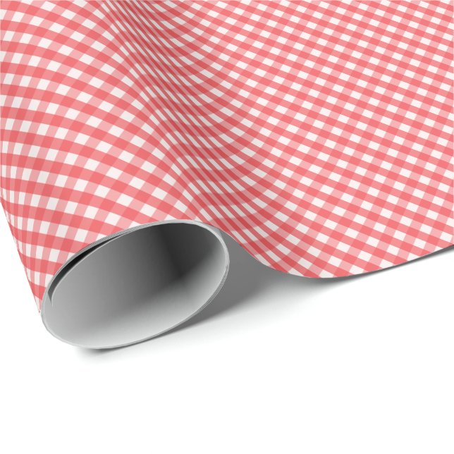 Papel De Regalo Bright Gingham (Esquina del rollo)