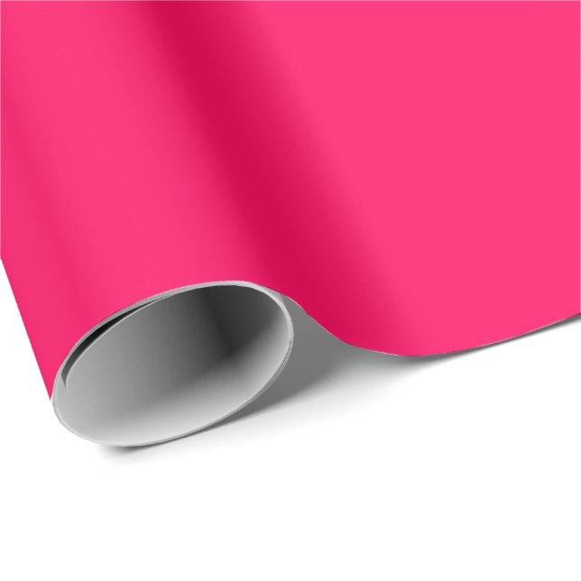 Papel De Regalo Bright Hot Pink To Match Our Hot Pink Sets (Esquina del rollo)