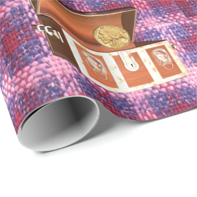 Papel de regalo brillante (Esquina del rollo)