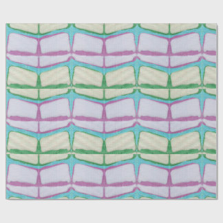 Papel De Regalo Brillante Chevron Shibori de Primavera
