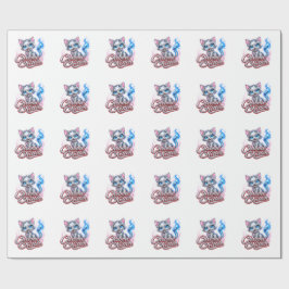 Papel de regalo brillante CHROME KITTEN