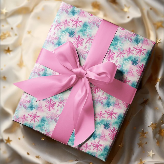 Papel De Regalo Brillante festividad Verde azulada y rosa con copa (Subido por el creador)