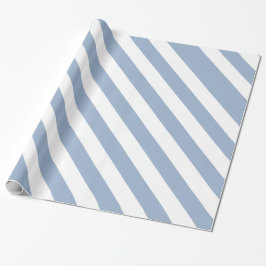 Papel de regalo brillante raya azul y blanco 