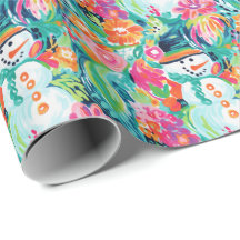 Brillantes Navidades de Palm Beach Acuarela de Sno