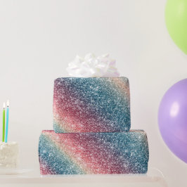 Papel De Regalo Brillo de Arcoíris