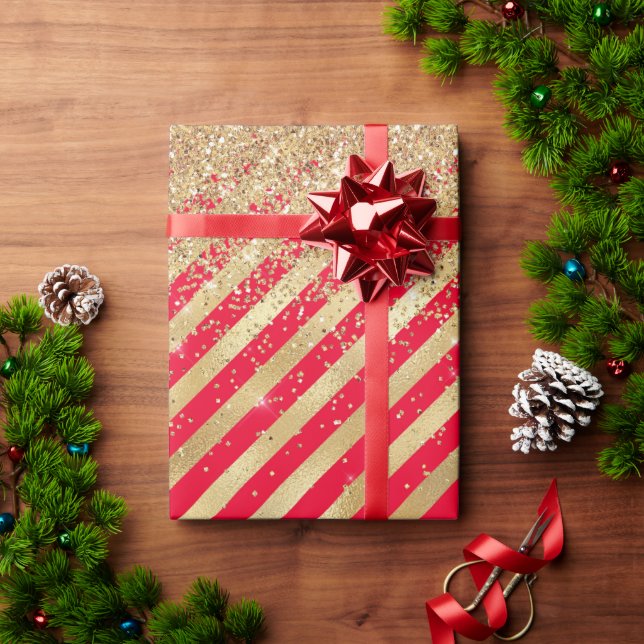 Papel De Regalo Brillo de Navidad Brillante (Regalo de vacaciones)