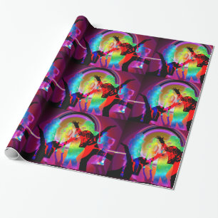 Papel De Regalo Brillo En El Fiesta De Baile Oscuro