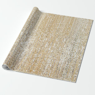 Papel De Regalo Brillo Moderno de Champán