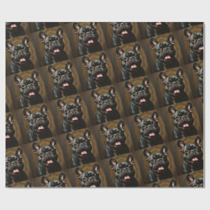 Papel De Regalo Brindle Frenchie Bulldog Francés Perro Mascota