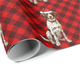 Papel De Regalo Brittany Spaniel Dog Funny Navidades de vacaciones
