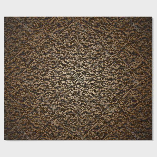 Papel De Regalo Brocade pattern (Superficie plana)