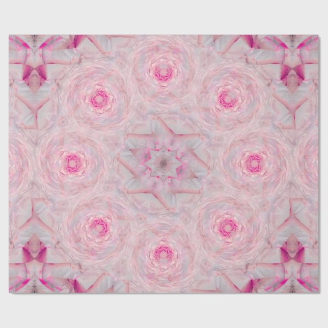 Papel De Regalo Broche de Rosa Clásico (Superficie plana)