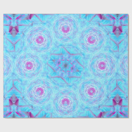 Papel De Regalo Broche de Rosa Helada