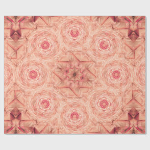 Papel De Regalo Broche Rosa Luz de Vela