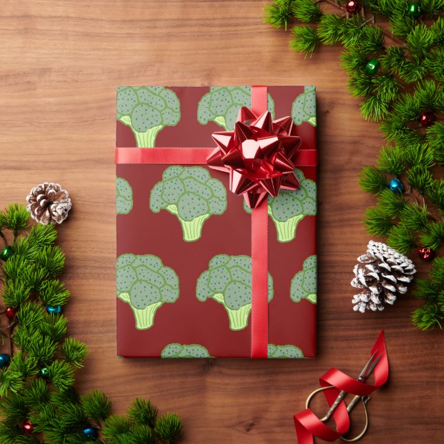 Papel De Regalo Brócoli (Regalo de vacaciones)