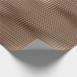 Papel De Regalo Bronze Beige Metallic Grill Stripes Skinny Lux<br><div class="desc">Magnífico minimalismo y elegancia Moda Delicada envolver florencia de papelK</div>