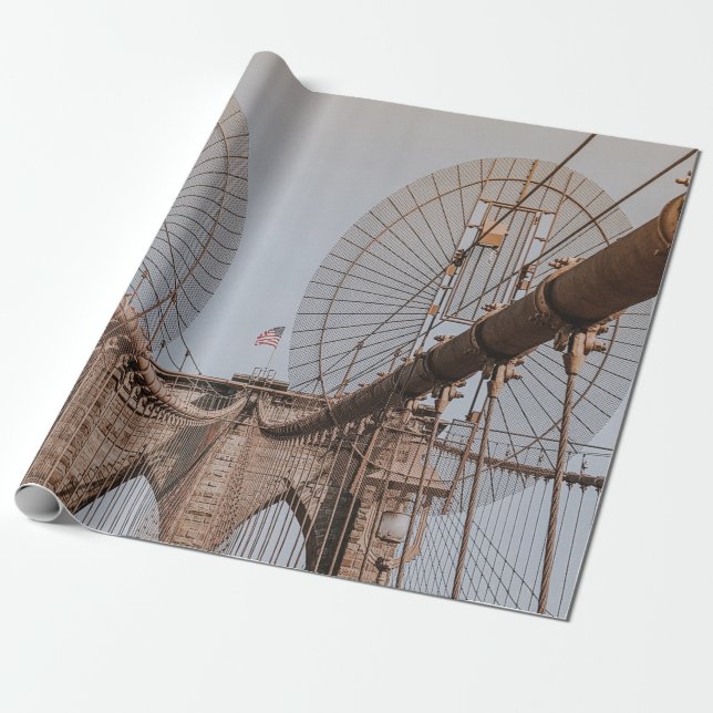 PAPEL DE REGALO BROOKLYN BRIDGE NUEVA YORK (Desenrollado)