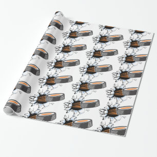 Papel De Regalo Brote de pato de hockey