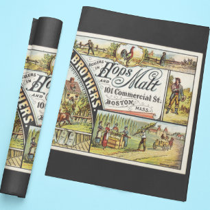 Papel De Regalo Brothers y abultamientos y efímera malta