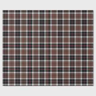 Papel De Regalo Brown Plaid Wrapping Paper