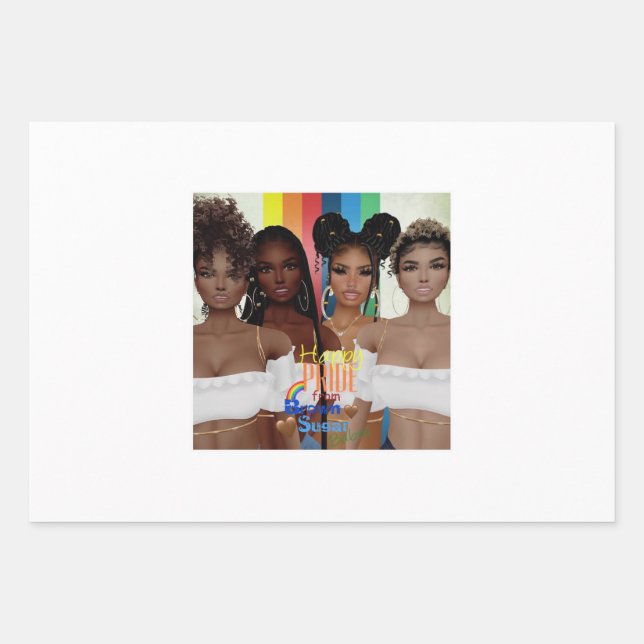 Papel de regalo Brown Sugar Babes Pride 1 (Anverso)