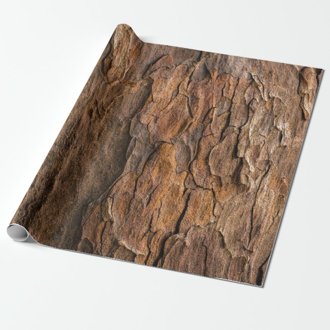 Papel De Regalo Brown tree bark in closeup photography (Desenrollado)