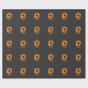 Papel De Regalo Bruja de Halloween Drive Stick Gráfico_1