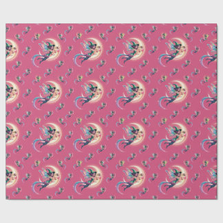 Papel De Regalo Bruja de Neon Halloween, Bruja de Halloween,