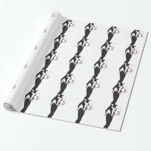 Papel De Regalo bruja vamp de halloween