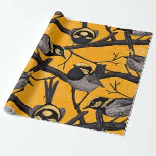 Papel De Regalo Brujas de hadas en amarillo