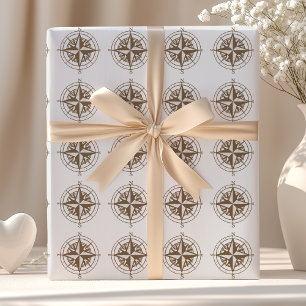 Papel De Regalo Brújula vintage