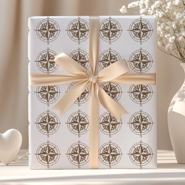 Papel De Regalo Brújula vintage (Subido por el creador)