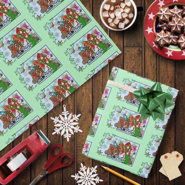 Papel De Regalo Brunette Christmas Present Fairy (Subido por el creador)