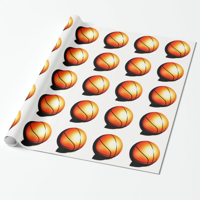 Papel De Regalo Bsketball (Desenrollado)