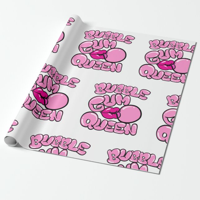 Papel De Regalo Bubble Gum Queen Bubblegum (Desenrollado)