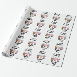 Papel De Regalo Bubble Tea Funny Birthday