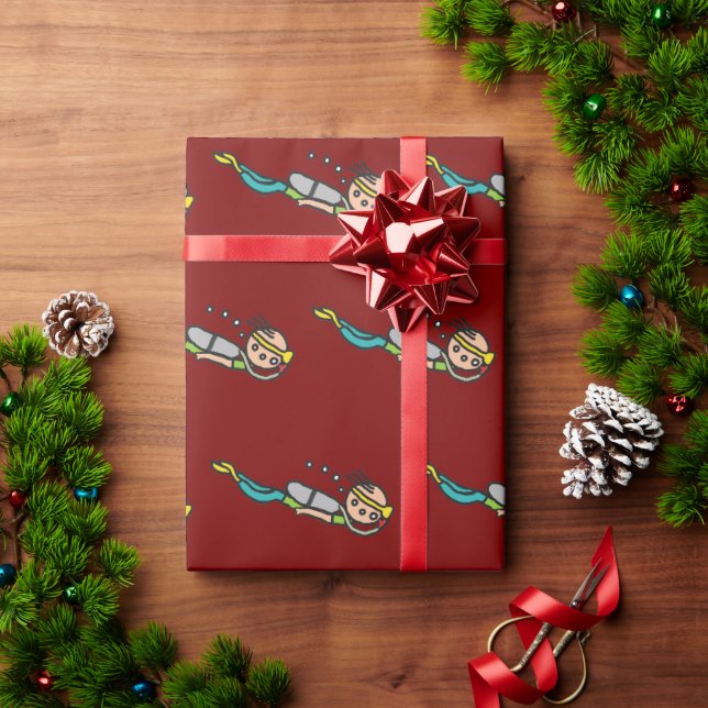 Papel De Regalo Buceo (Regalo de vacaciones)