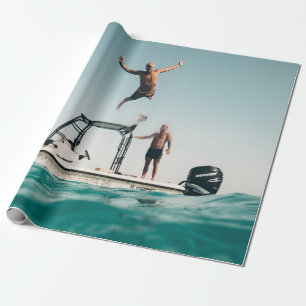 Papel De Regalo Buceo en la piscina