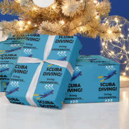 Papel De Regalo Buceo Scuba Vida Subacuática Buceo