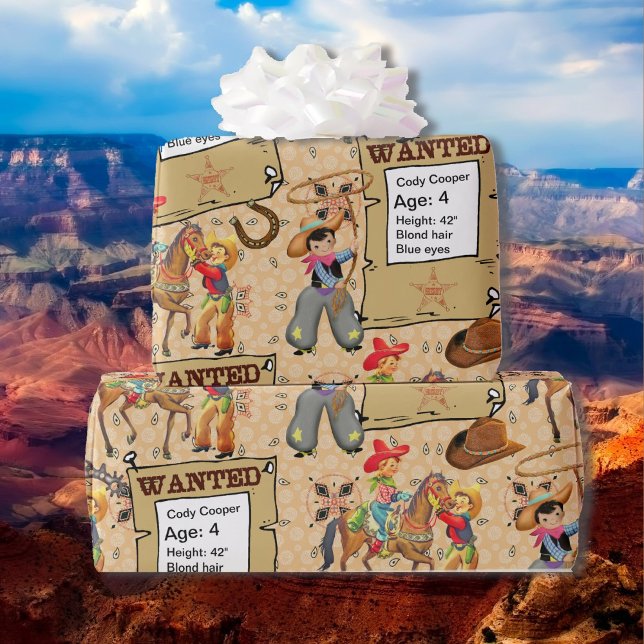 Papel De Regalo Buckaroo Cowboy quería añadir nombre y descripción (Subido por el creador)